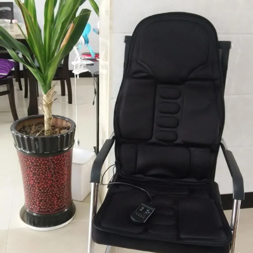 Cojín Masajeador Silla Carro Hogar Calor 5 Motores 12V 110V Control