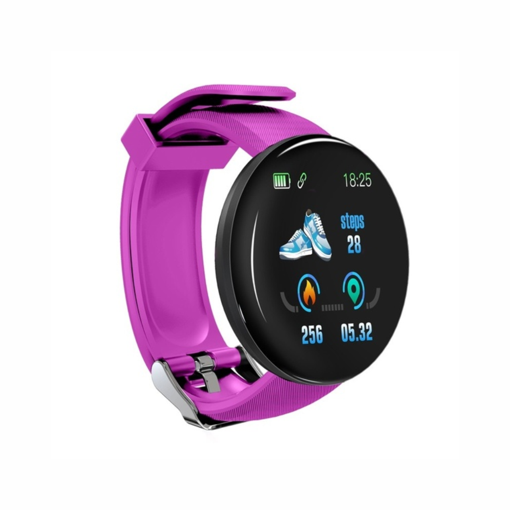 Reloj Smartwatch D18 Redondo Deportivo Hombre Mujer Bluetooth Pasos