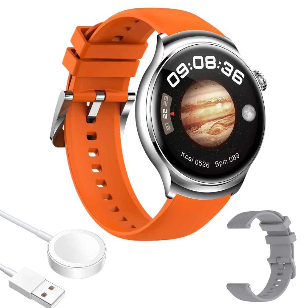 Smartwatch Reloj Inteligente AMOLED HD Llamadas Ritmo Cardíaco Sueño