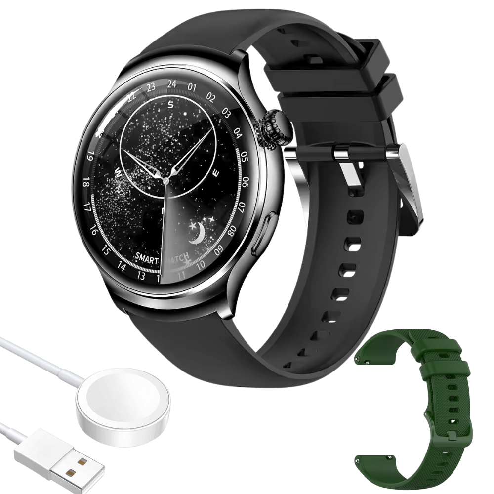 Smartwatch Reloj Inteligente AMOLED HD Llamadas Ritmo Cardíaco Sueño