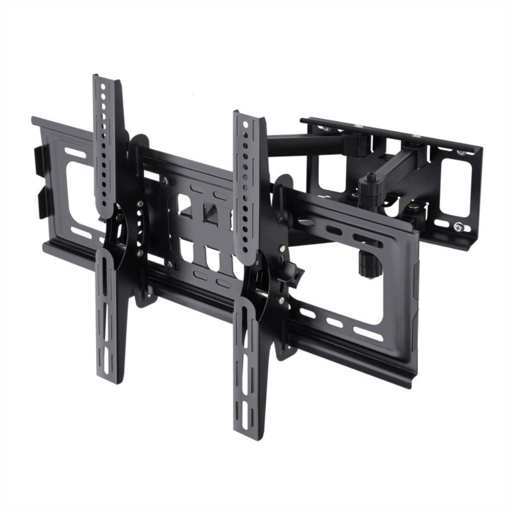 Soporte TV 20 65 Pulgadas Doble Brazo Escualizable Giratorio 45kg