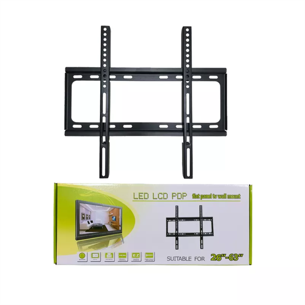 Soporte Pared Fijo TV 26 63 Pulgadas HD602B 50kg Acero Delgado