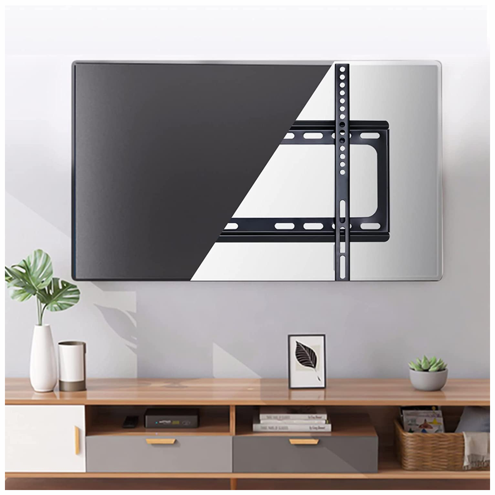 Soporte Pared Fijo TV 26 63 Pulgadas HD602B 50kg Acero Delgado