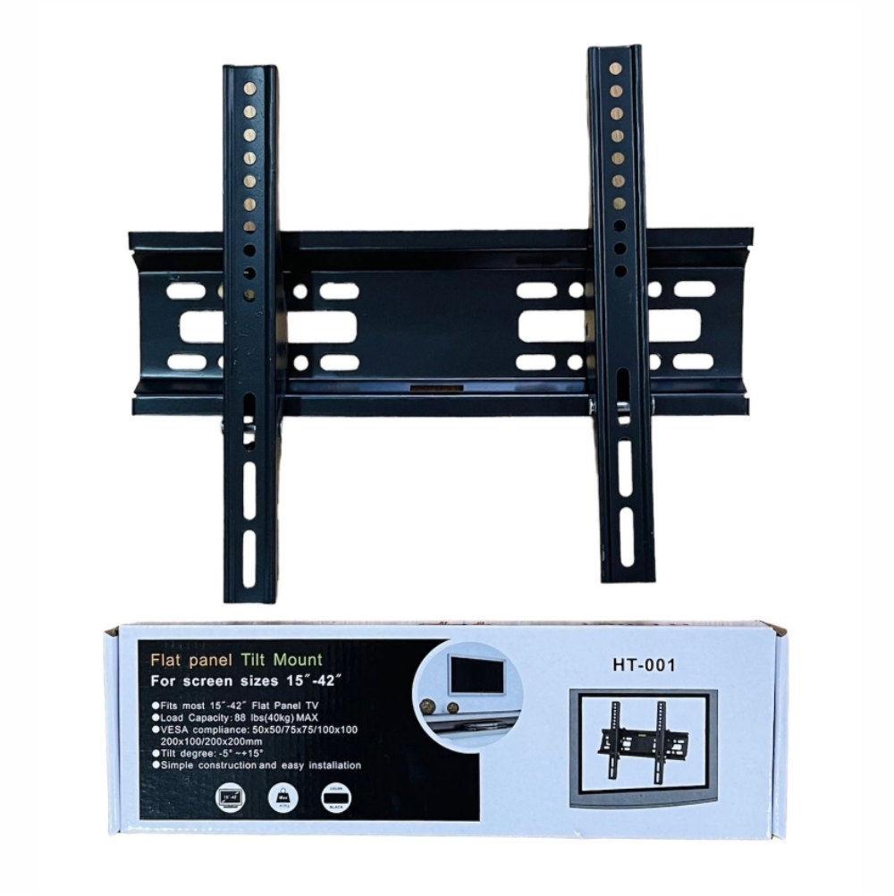 Soporte Pared Fijo Inclinable TV 14 55 Pulgadas 40kg VESA 200