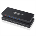 Divisor Splitter HDMI 1x8 4K 3D 8 Pantallas Carcasa Metálica Adaptador