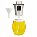 Rociador Aceite Spray Vidrio 100ml Acero 304 Escala Cocina Ensaladas