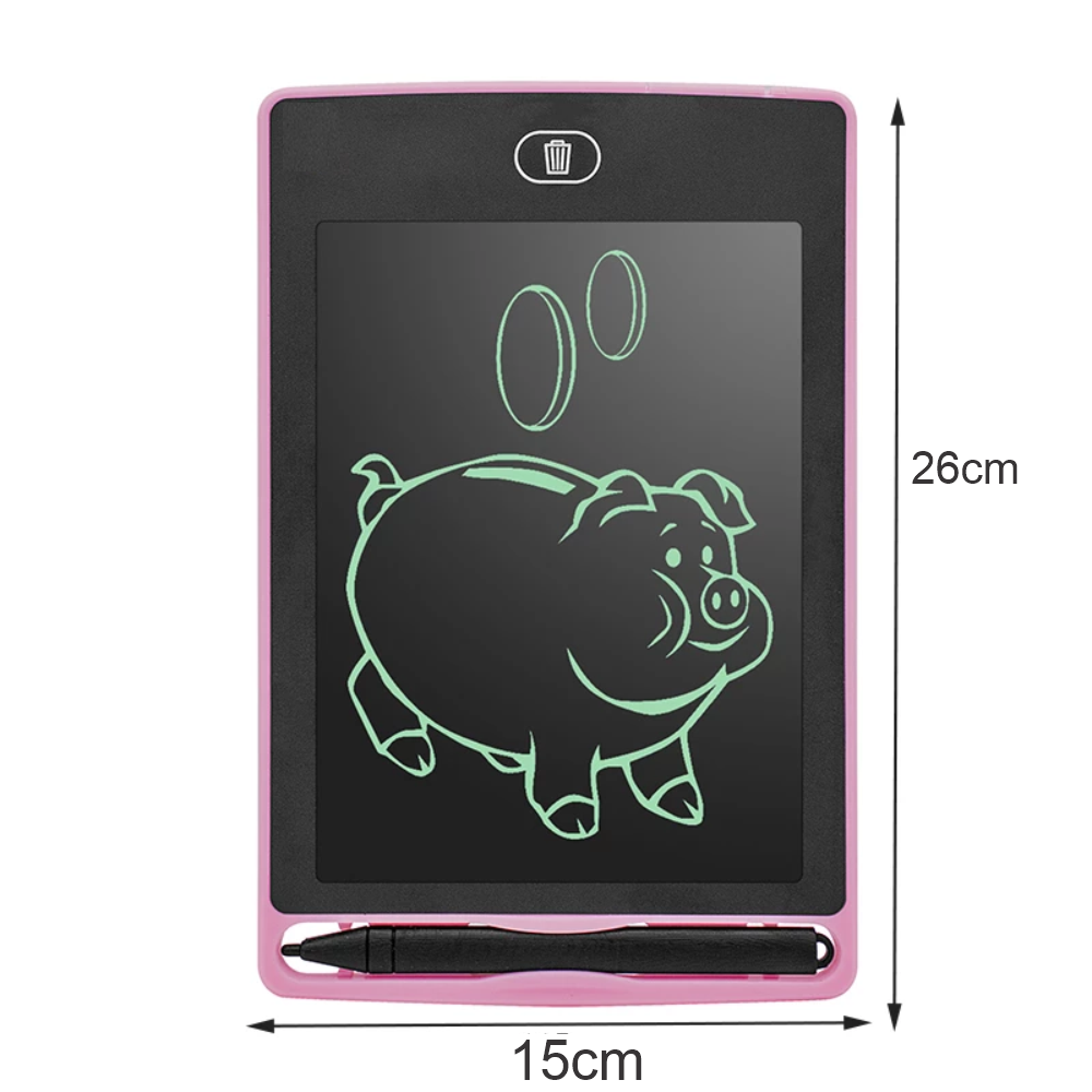 Tablero Mágico LCD 8.5 Pulgadas Dibujo Escritura Niños Lápiz Borrado