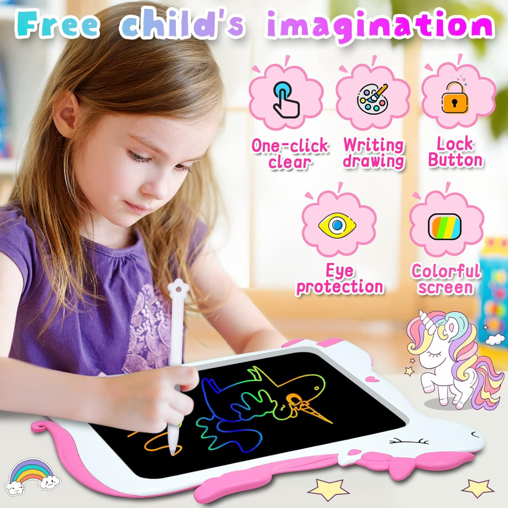 Tablero Mágico LCD Niños Dibujo Escritura 8.5 Pulgadas Animales