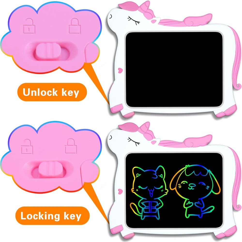 Tablero Mágico LCD Niños Dibujo Escritura 8.5 Pulgadas Animales