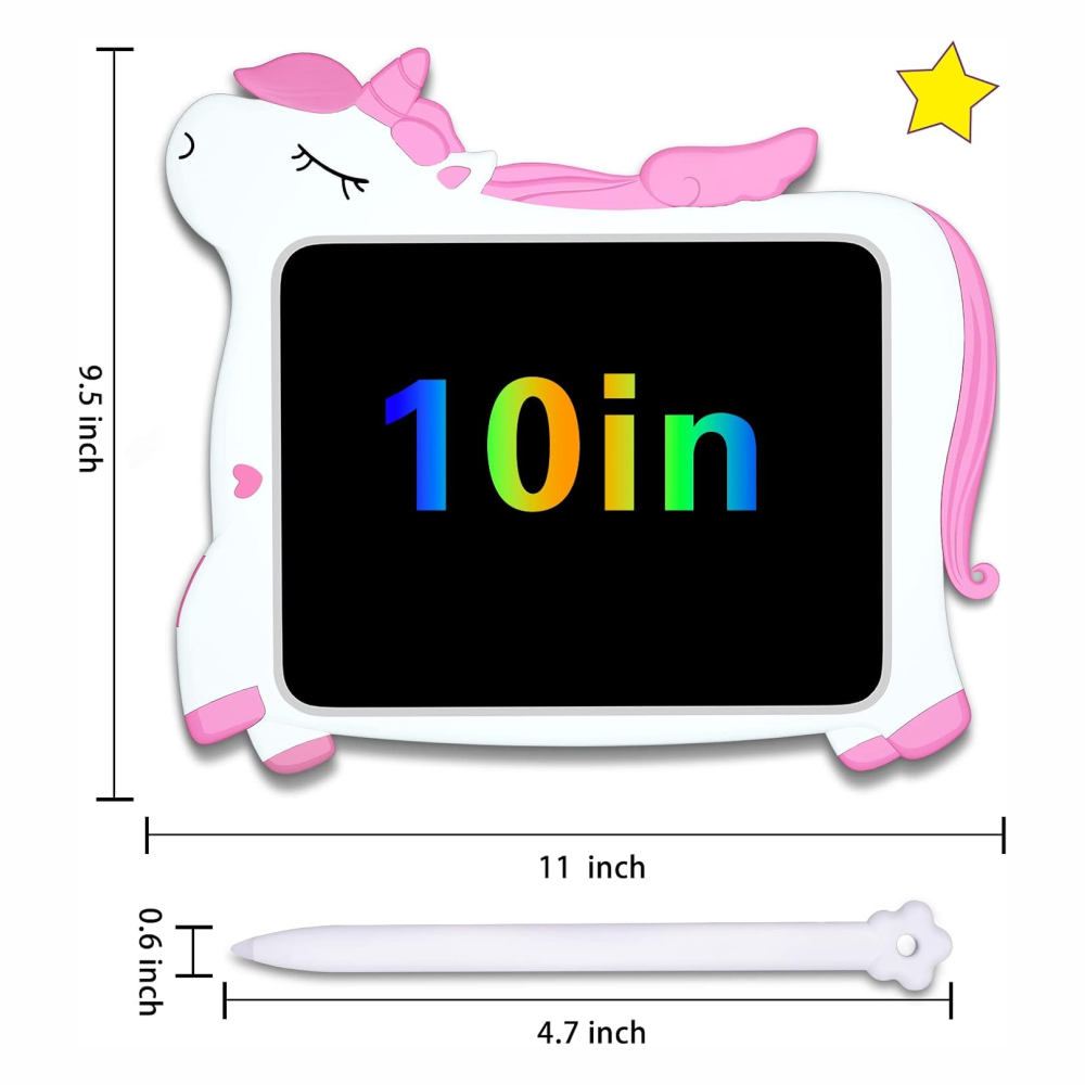 Tablero Mágico LCD Niños Dibujo Escritura 8.5 Pulgadas Animales