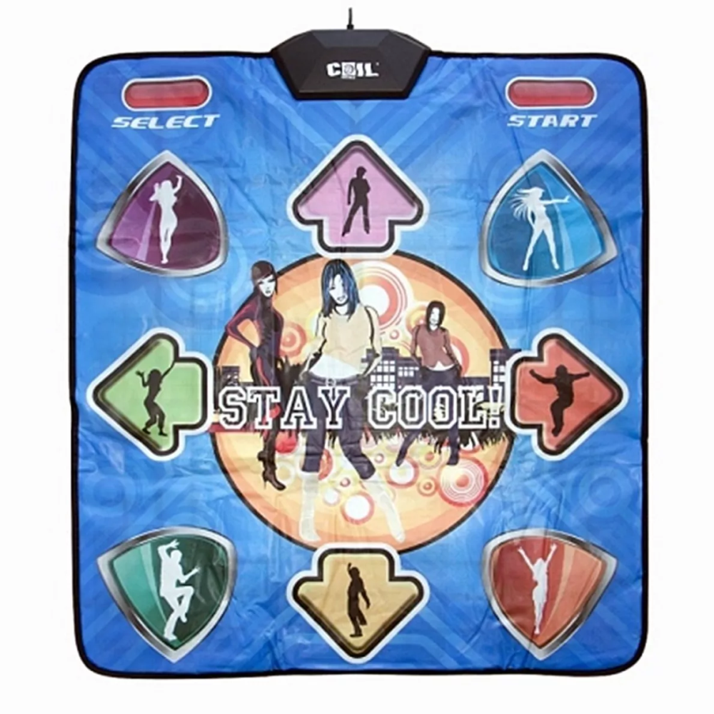Tapete Baile Antideslizante USB PC TV Juego Música Ejercicio StepMania