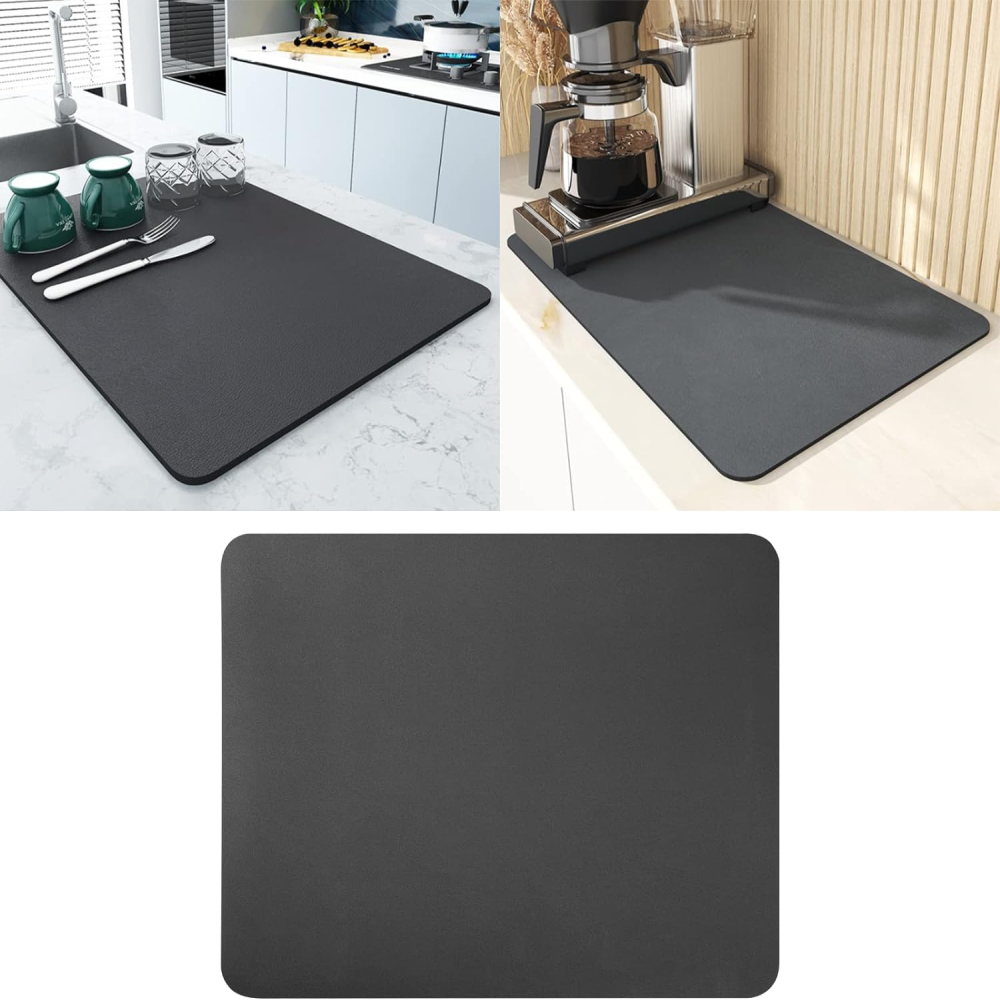 Tapete Absorbente Cocina Escurridor Platos 50x40cm Secado Rápido