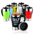Mug Mezclador Eléctrico Taza Autorevolvente 200ml Acero Café Leche