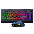 Combo Teclado Mouse Gamer Onikuma G21 Luces RGB USB 6400 DPI PC