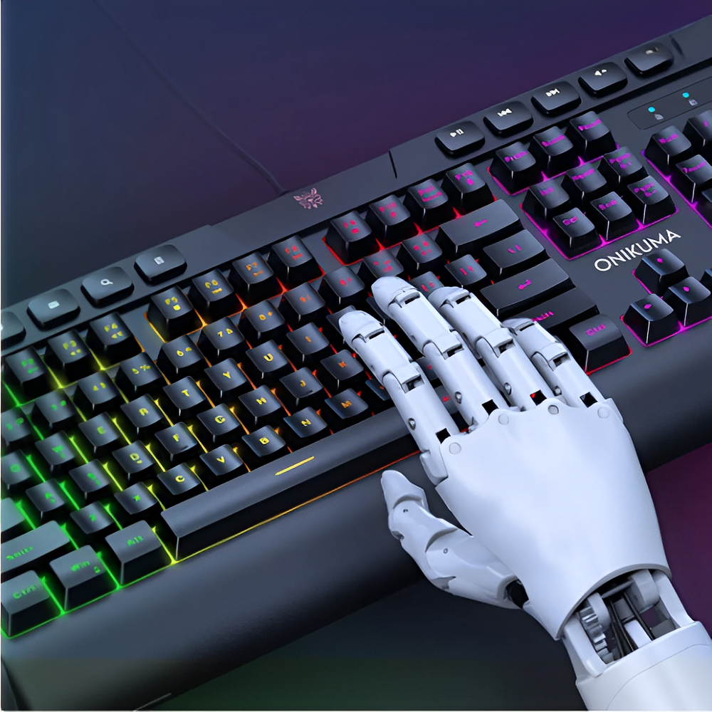 Combo Teclado Mouse Gamer Onikuma G21 Luces RGB USB 6400 DPI PC
