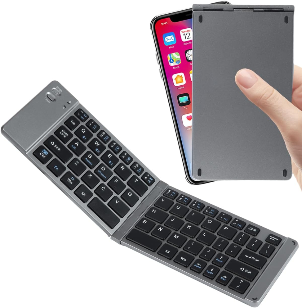 Teclado Plegable Bluetooth Recargable Tecla Ñ Celular Tablet PC Mini