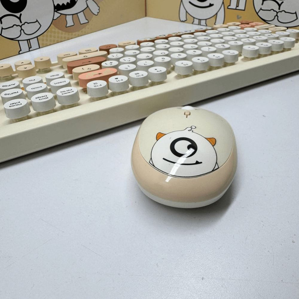 Combo Teclado Mouse Inalámbrico Weibo WB-216 Recargable 2.4GHz Colores