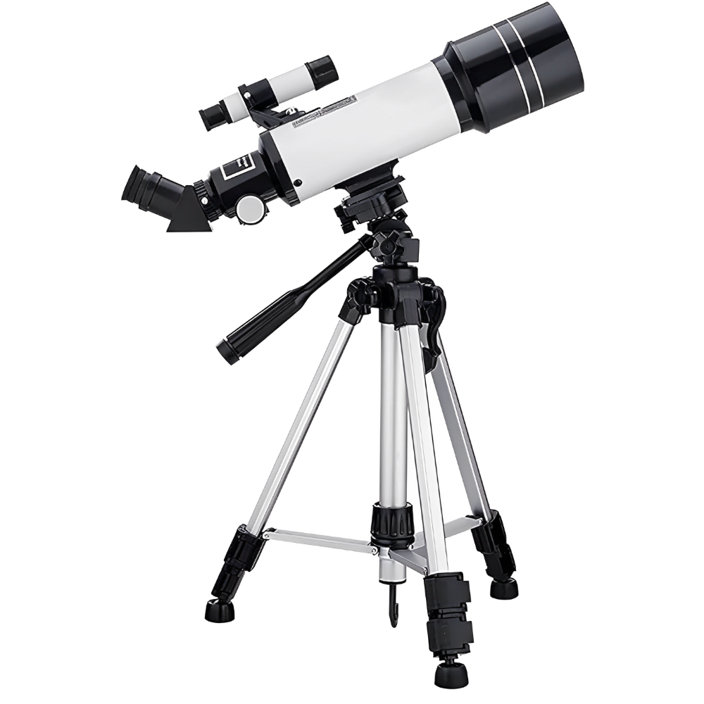 Telescopio Astronómico Refractor 70300 Trípode 3 Oculares Barlow 150x