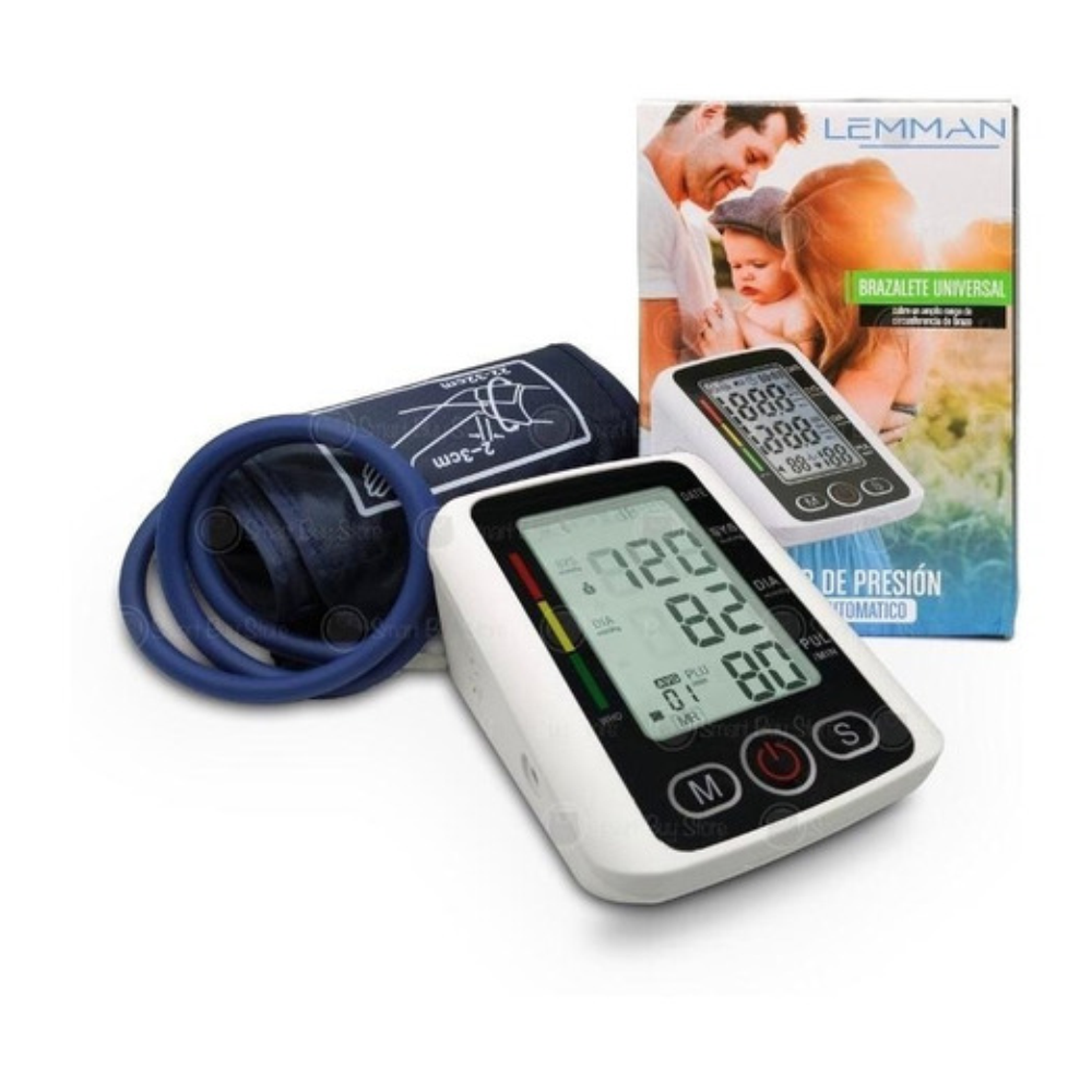 Tensiómetro Digital Brazo Lemman MAT-8354 Presión Arterial Estuche