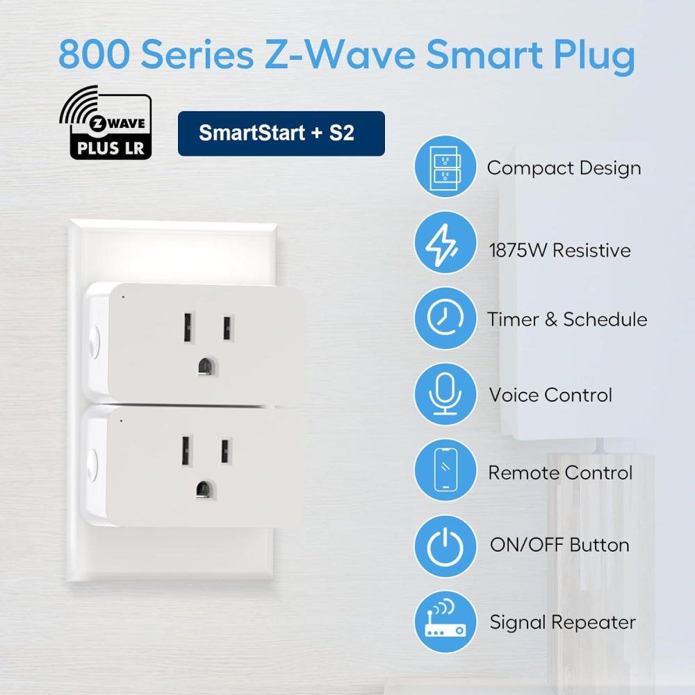 Enchufe Inteligente Smart Plug Alexa Mini 15A Programable Temporizador