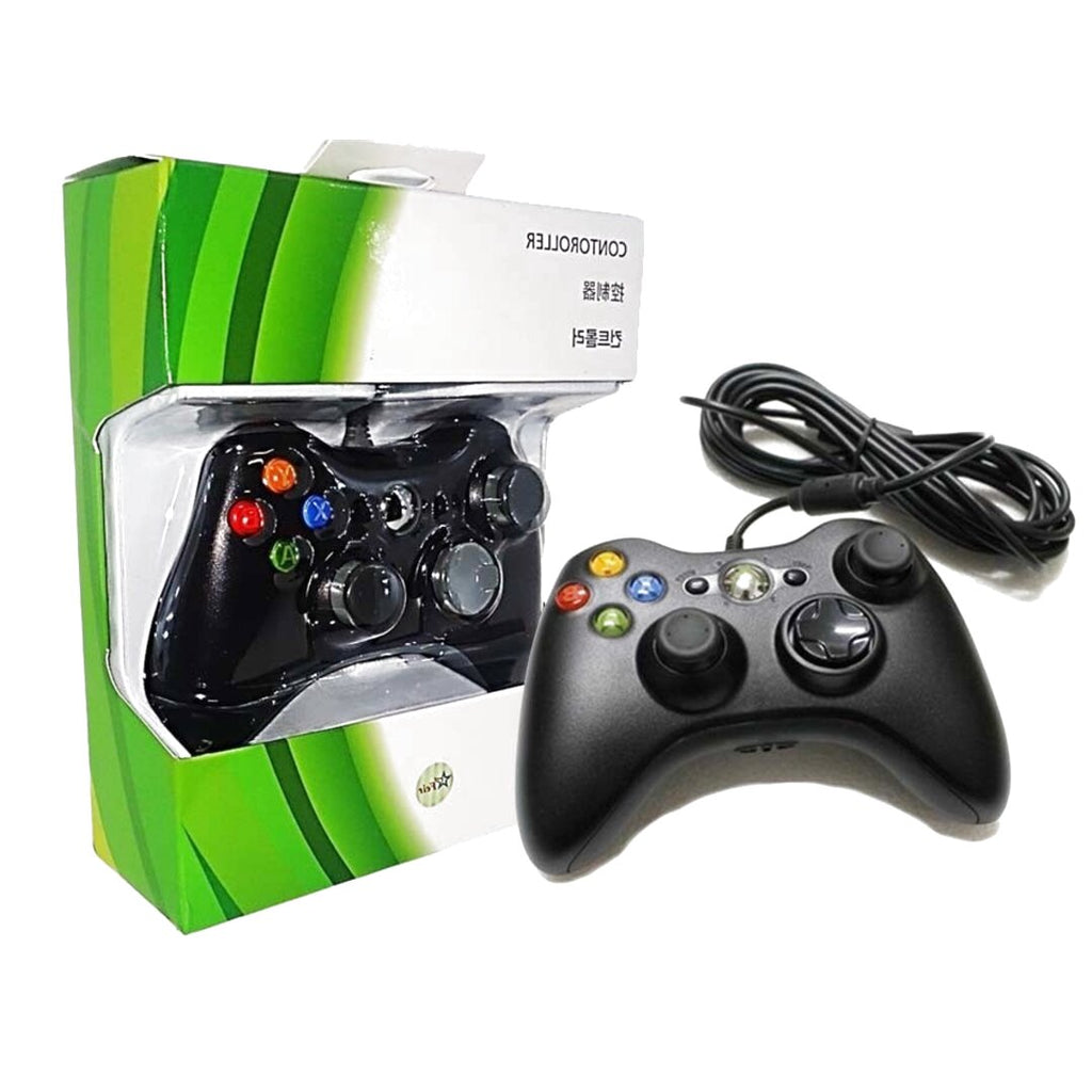 Control Alámbrico Compatible Xbox 360 PC Windows Vibración Ergonómico