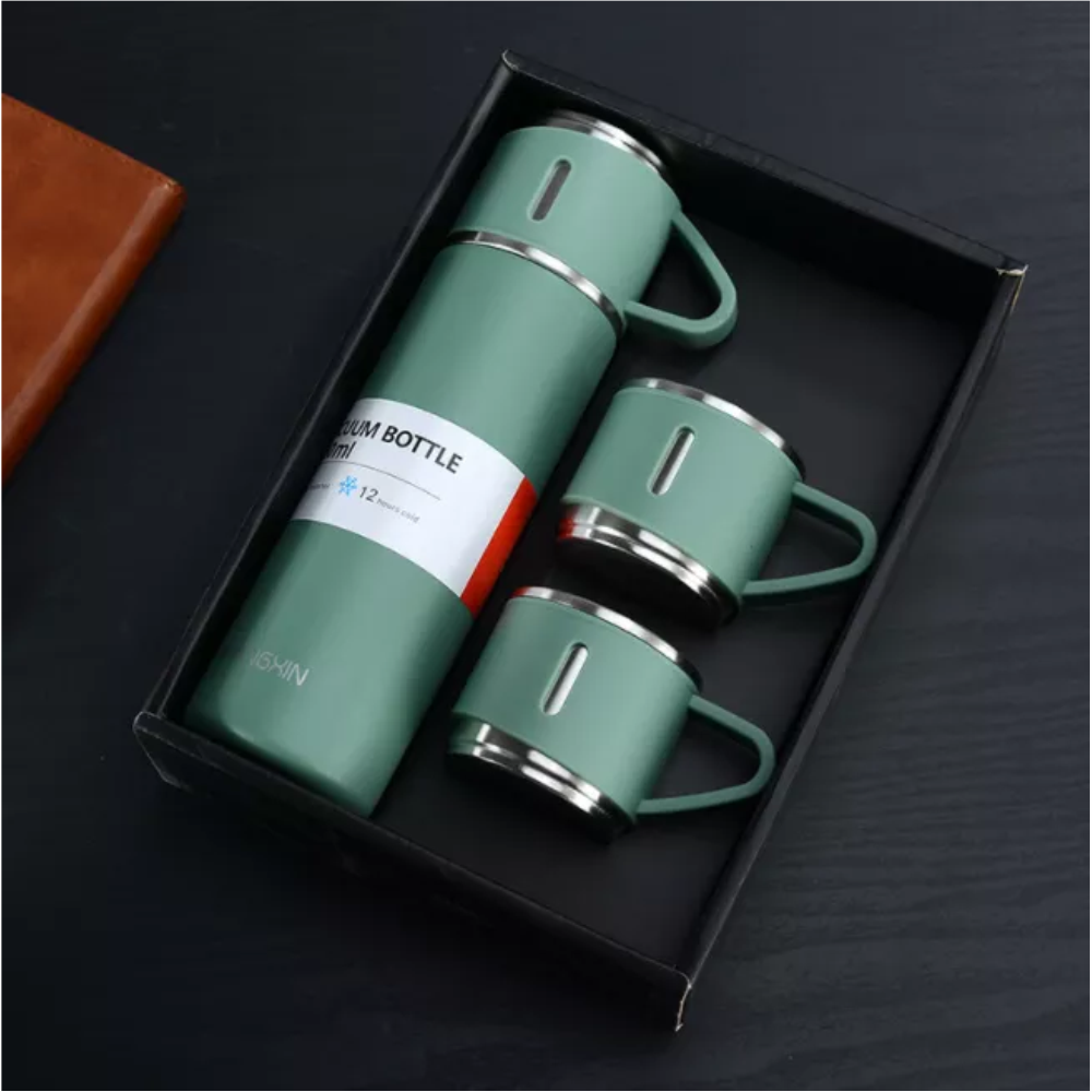 Termo Acero Inoxidable 500ml Bebidas Calientes Frías 12 Horas Regalo