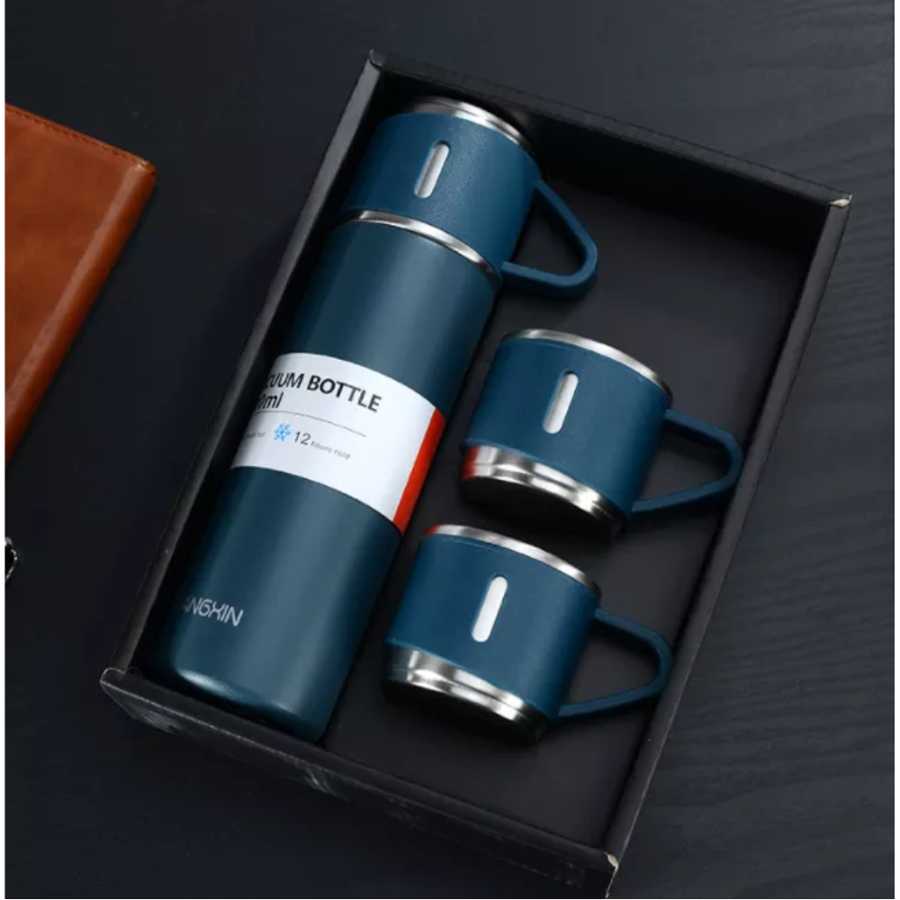 Termo Acero Inoxidable 500ml Bebidas Calientes Frías 12 Horas Regalo