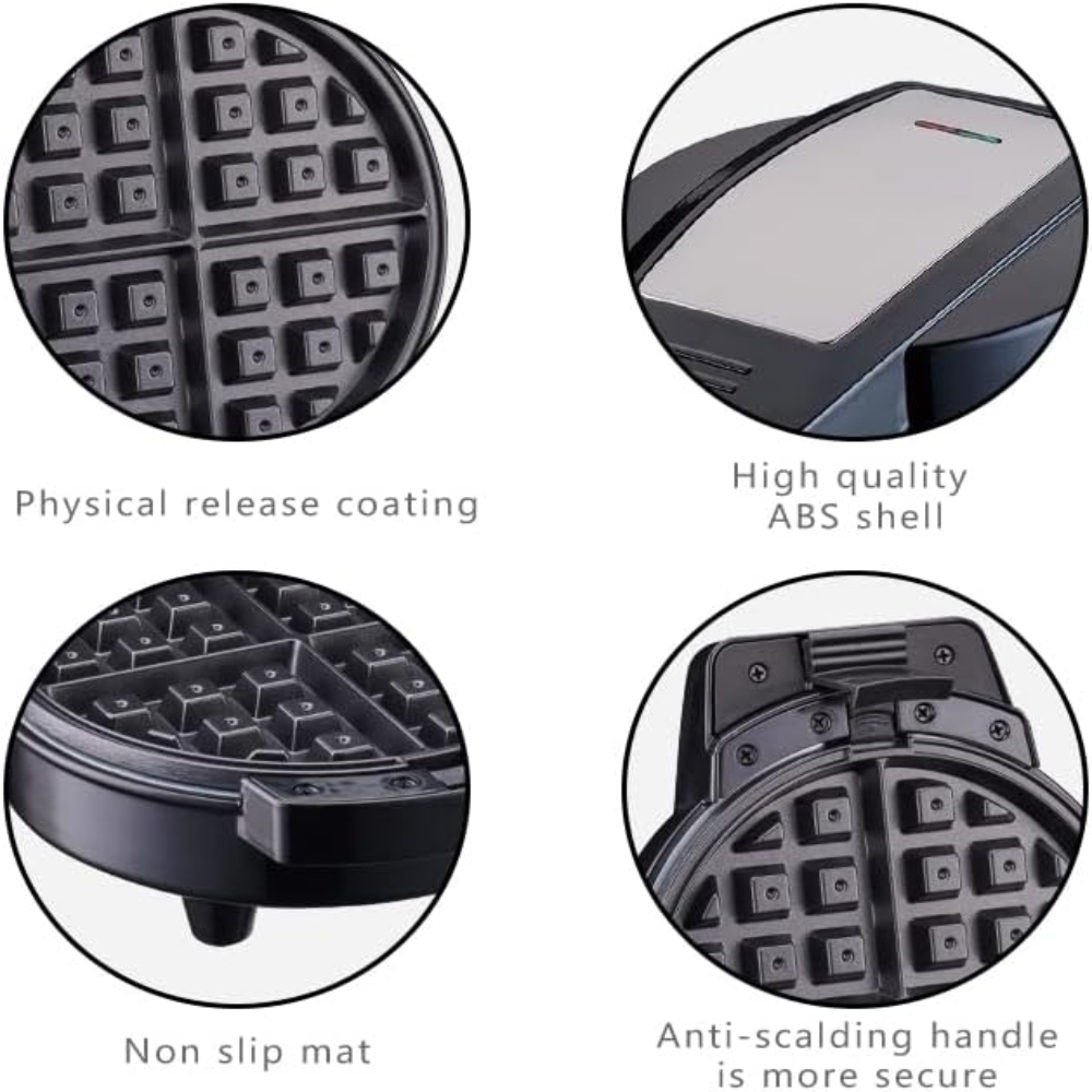 Waflera Sokany 3x1 Antiadherente Placas Waffles Donas Figuras Compacta
