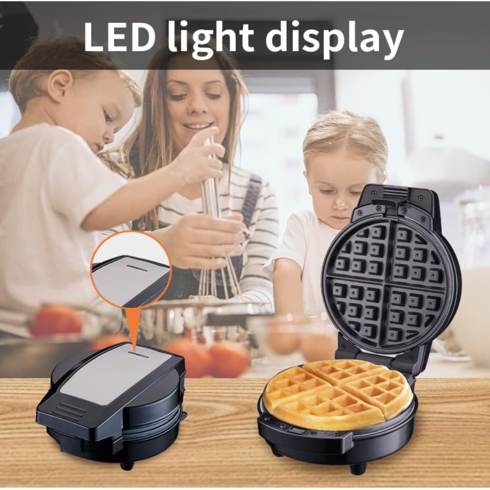 Waflera Sokany 3x1 Antiadherente Placas Waffles Donas Figuras Compacta