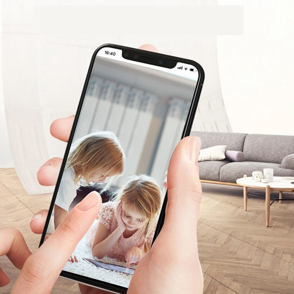 Cámara Seguridad Robótica WiFi 1080P 360 Visión Nocturna V380 Audio