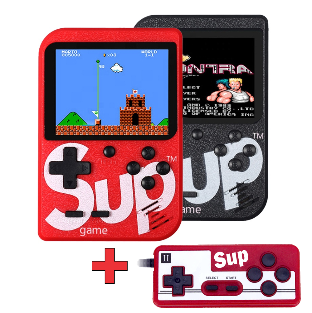 Consola Portátil 400 Juegos Pantalla 3 Pulgadas Salida TV Control