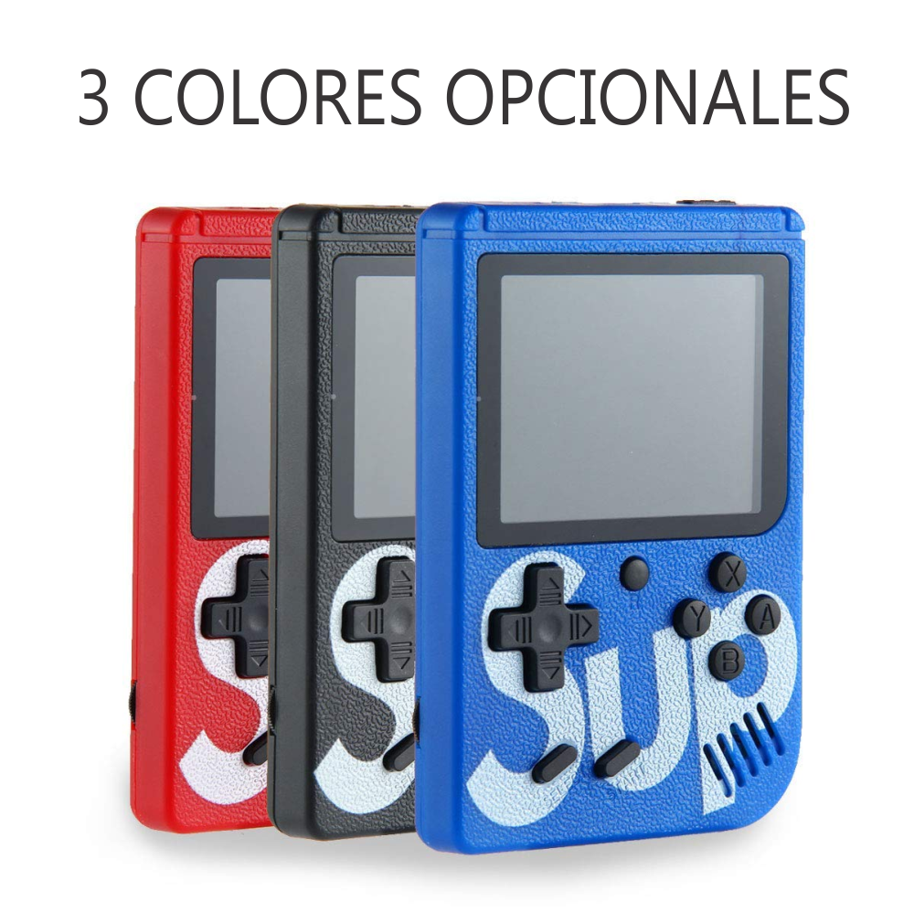 Consola Portátil 400 Juegos Pantalla 3 Pulgadas Salida TV Control