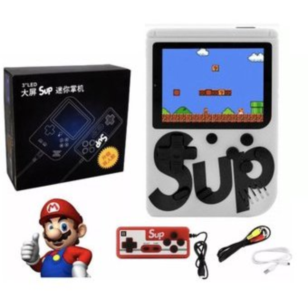 Consola Portátil 400 Juegos Pantalla 3 Pulgadas Salida TV Control