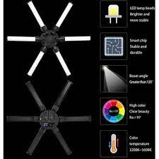 Luz LED Estrella Fotografía 60W 288 LED 6 Brazos Pantalla LCD