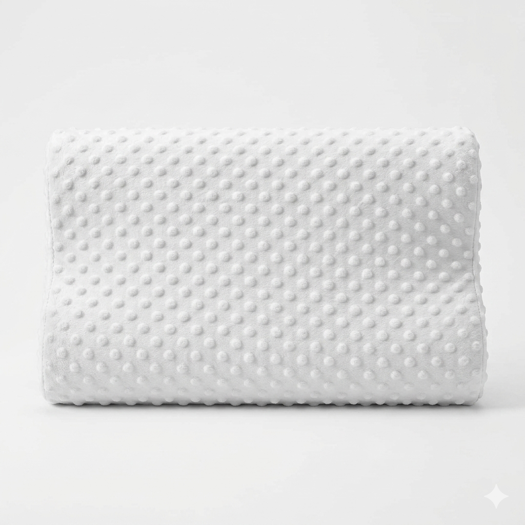 Almohada Memory Foam Aloe Vera Ortopédica Funda Lavable Par 2 Unidades