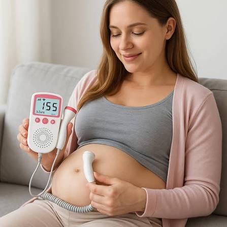 Doppler Fetal Monitor Latidos Bebé Ultrasonido Portátil Embarazo