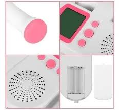 Doppler Fetal Monitor Latidos Bebé Ultrasonido Portátil Embarazo