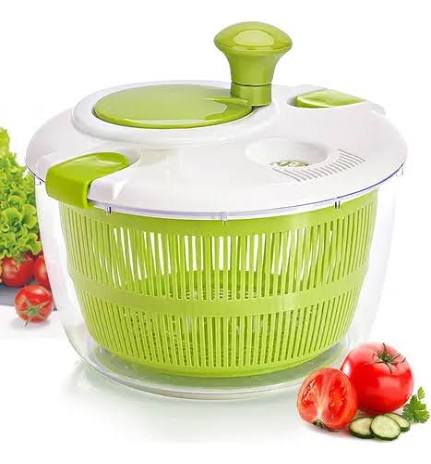 Centrifugador Secador Verduras Lechuga Manual 5 Litros JM-602 BPA