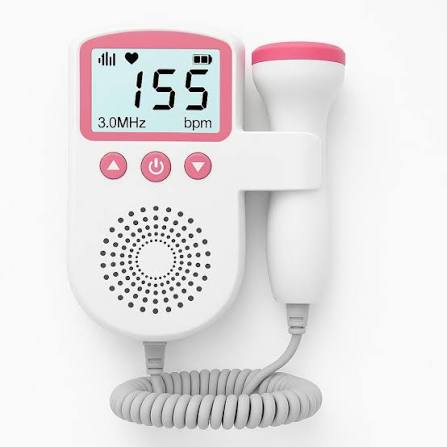 Doppler Fetal Monitor Latidos Bebé Ultrasonido Portátil Embarazo