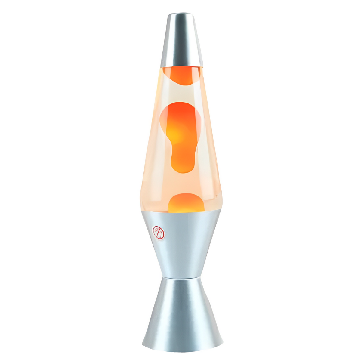 Lámpara Lava Volcán Cera Decorativa 37cm Luz Ambiente Relajante Retro