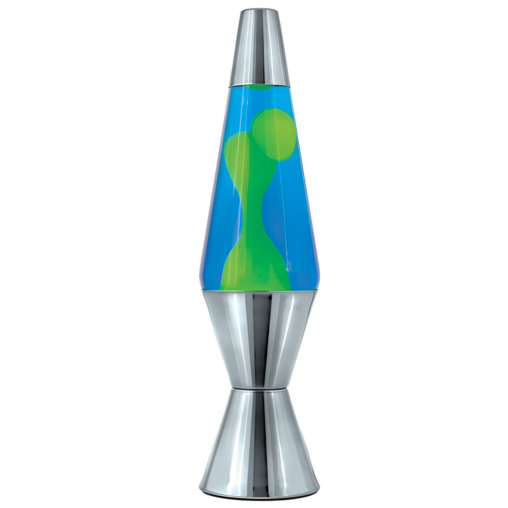 Lámpara Lava Volcán Cera Decorativa 37cm Luz Ambiente Relajante Retro