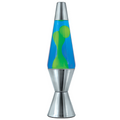 Lámpara Lava Volcán Cera Decorativa 37cm Luz Ambiente Relajante Retro