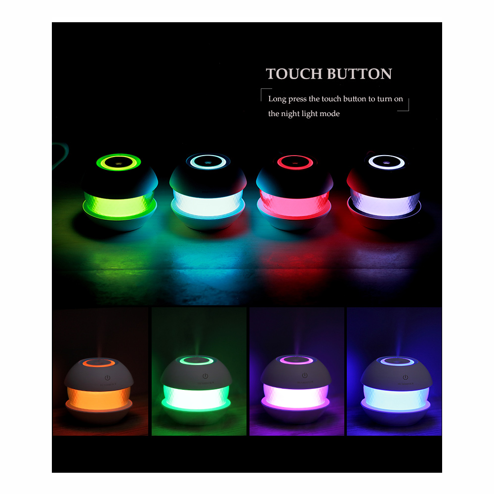 Difusor Aromas Magic Diamond Ultrasónico LED USB 150ml Humidificador