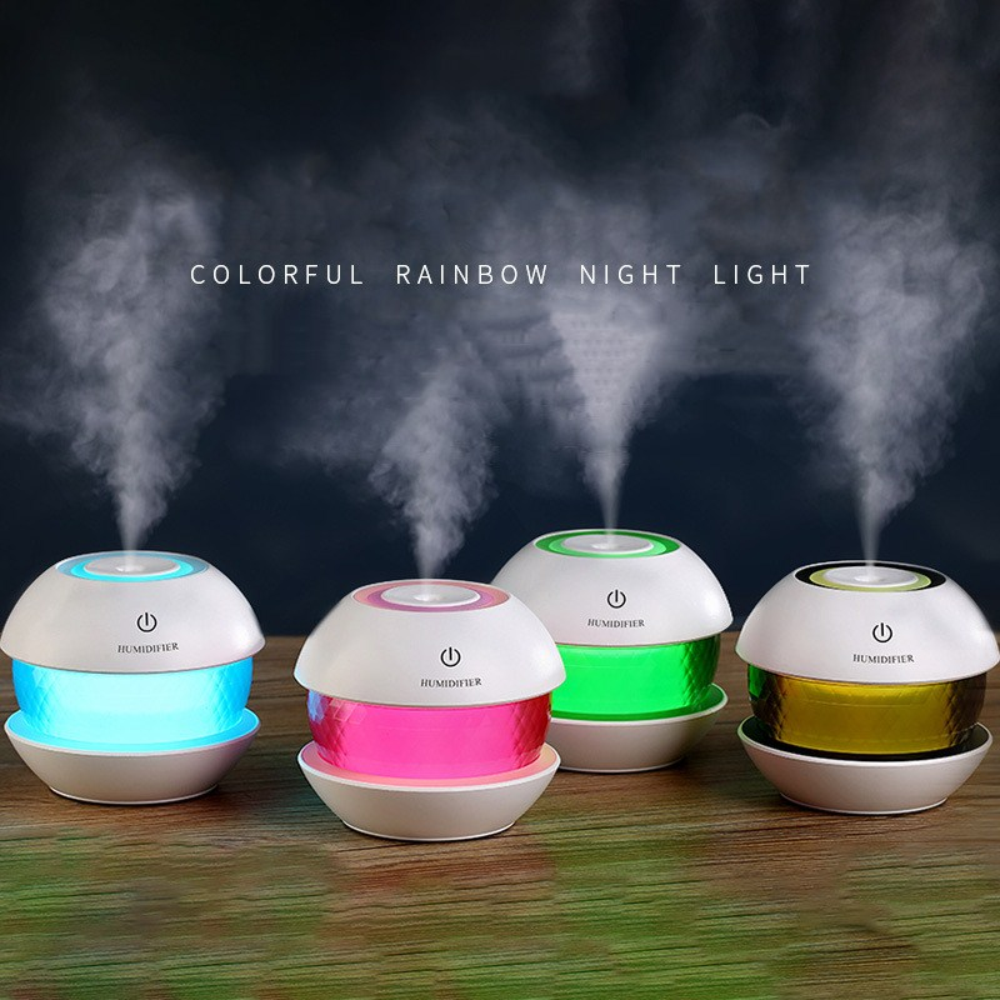 Difusor Aromas Magic Diamond Ultrasónico LED USB 150ml Humidificador