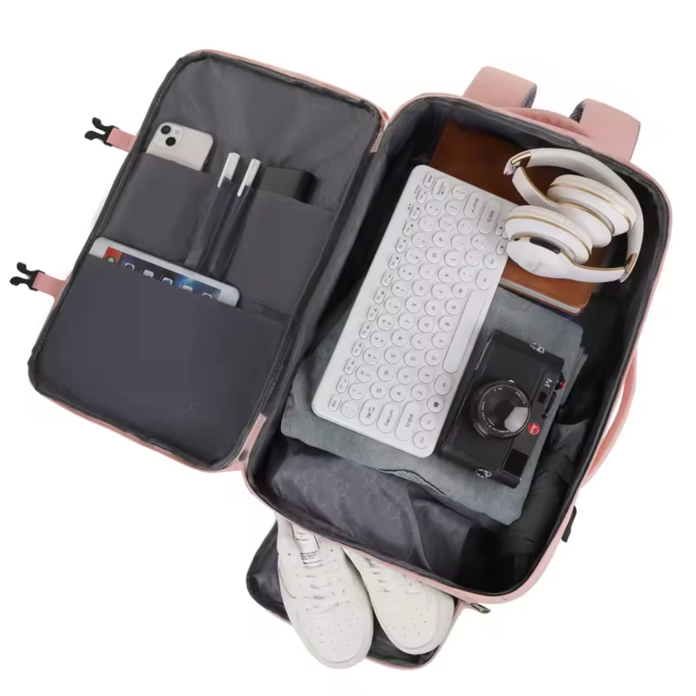 Maleta Mano Cabina Viaje Impermeable Puerto USB Antirrobo Organizador