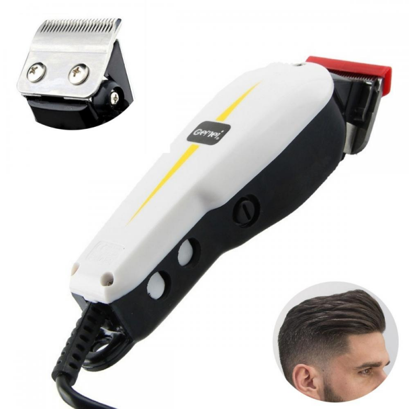 Máquina Peluquería Profesional Geemy Motor Potente 4 Peines Guía Kit