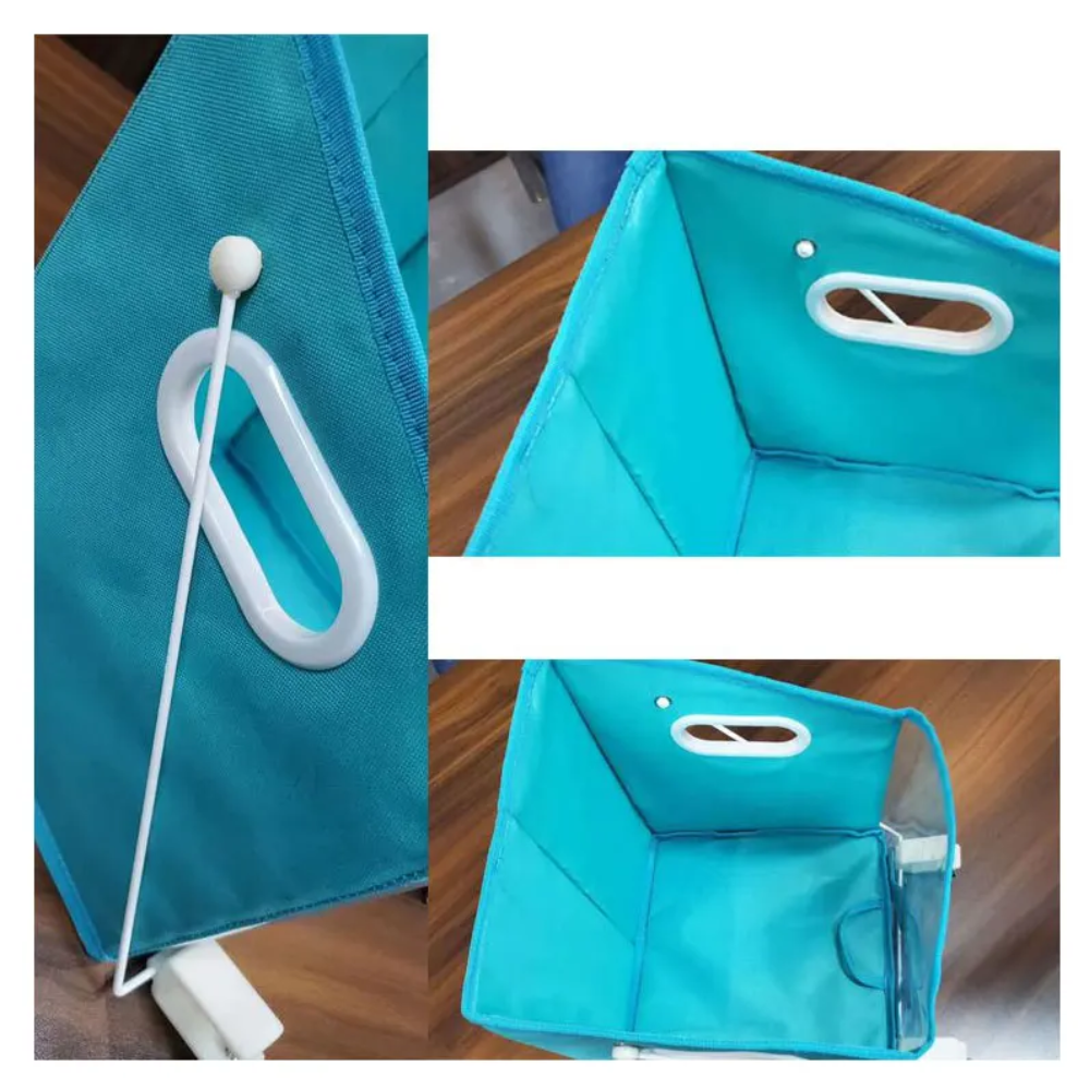 Organizador Ropa Cesta Plegable Closet Armario Colgante Frente Visible