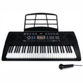 Teclado Organeta Piano MLS6639 61 Teclas 128 Tonos Micrófono Atril