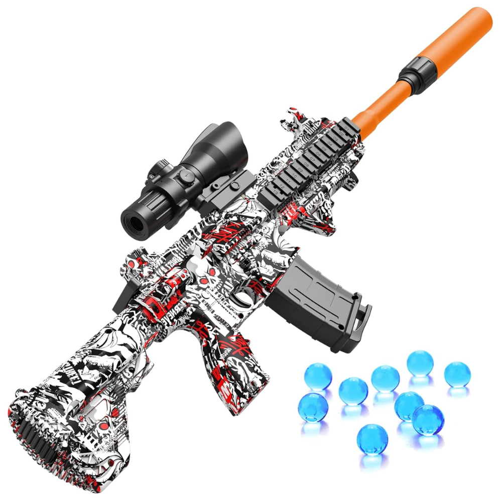 Lanzador Hidrogel Juguete Shooting Elite 2 Modos Tiro Mira Ajustable