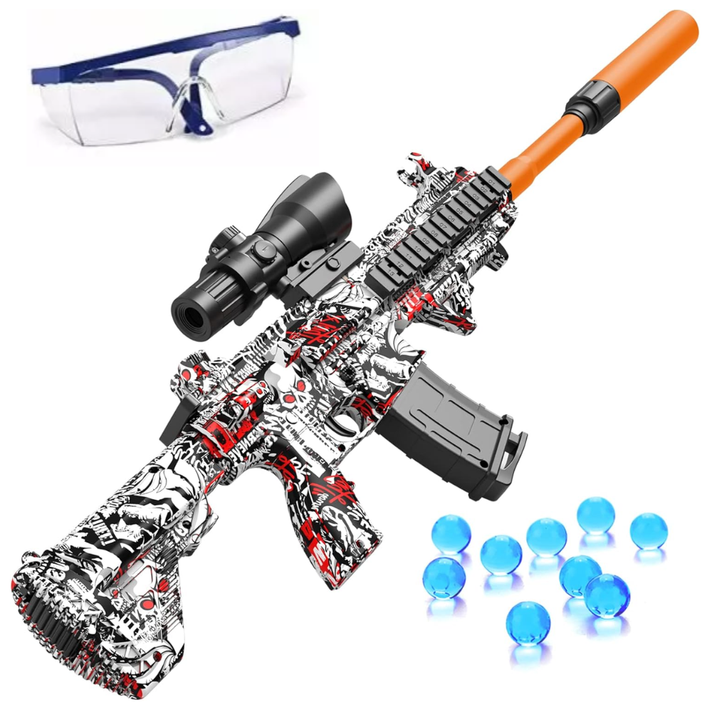 Lanzador Hidrogel Juguete Shooting Elite 2 Modos Tiro Mira Ajustable